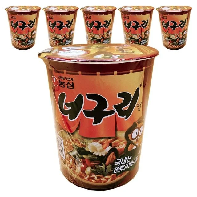 농심 너구리 소컵 62g 6개