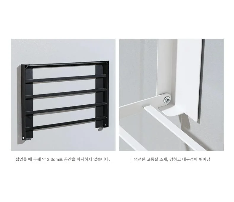접이식 미니 마그네틱 세탁기 소형 행거 빨래 건조대 상세5