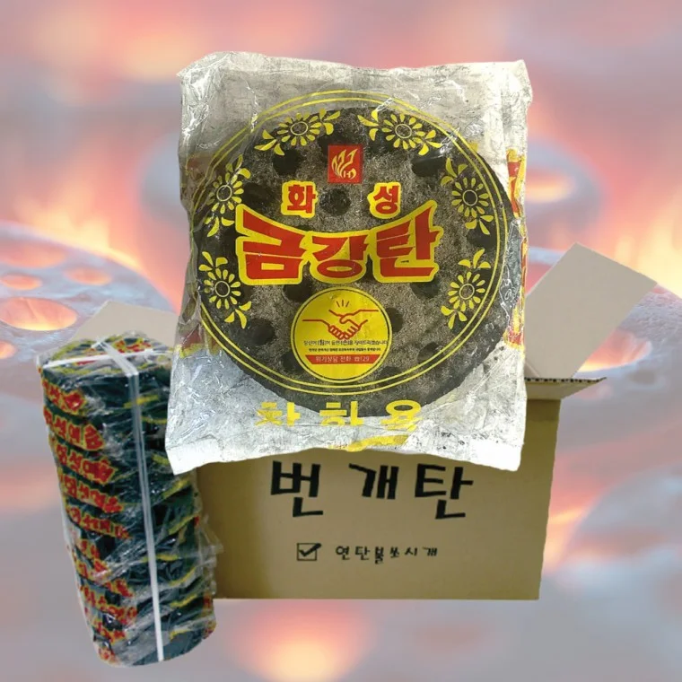 화성 금강 번개탄 금강탄 1박스(60개입) 연탄 착화용 불쏘시개