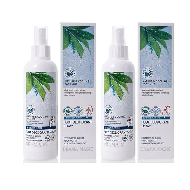 발냄새제거 데오드란트스프레이 풋스프레이 쿨링 200ml 2개 신발냄새제거