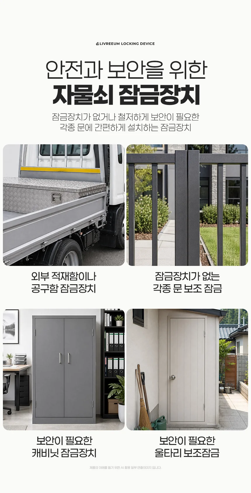 자물쇠잠금장치 중 대문경첩 걸고리 현관보조 자물쇠걸이 대문걸쇠 상세3
