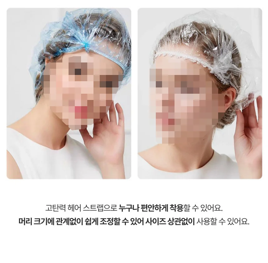 헤어캡 흡수캡 헤어타월 부직포 헤드캡 드라이캡 상세4