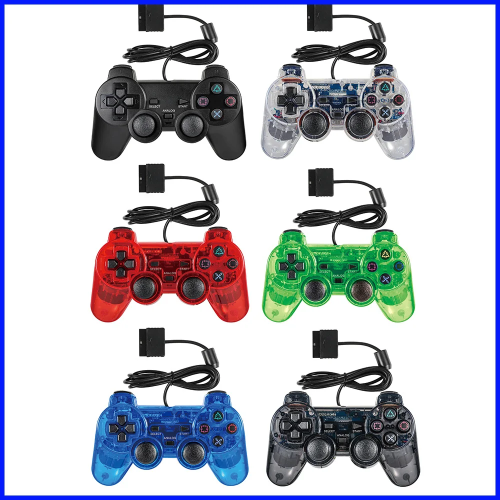 게임패드 공장 직판 블랙 컬러 로고 지원 Ps2 유선 Ps2 유선Ps2 상세1