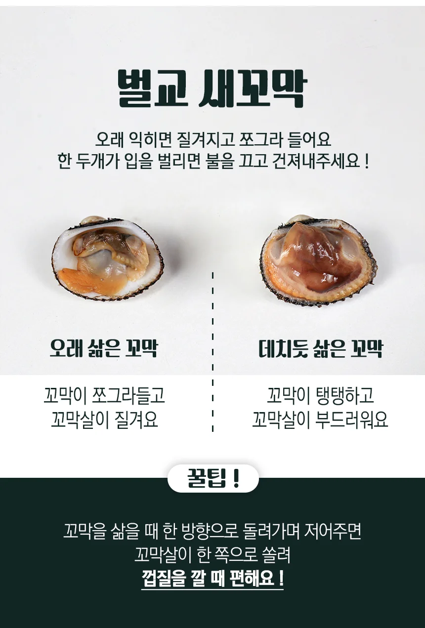 당일채취 산지직송 벌교 새꼬막 왕대 1kg 상세5