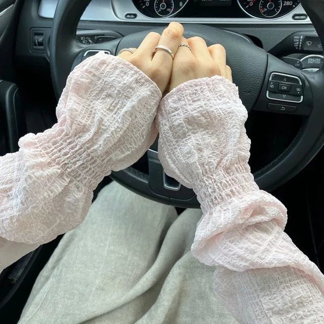 여성 쿨토시 시스루 레이스팔토시 손등커버 여름 망사 운전팔 자외선차단 쿨링 패션 스카프
