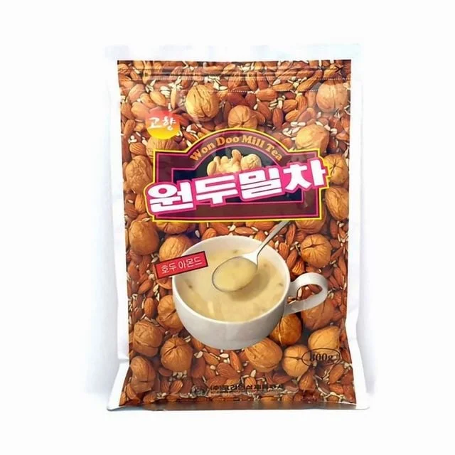 견과류곡물차 호두 아몬드 원두 아침 간식 음료