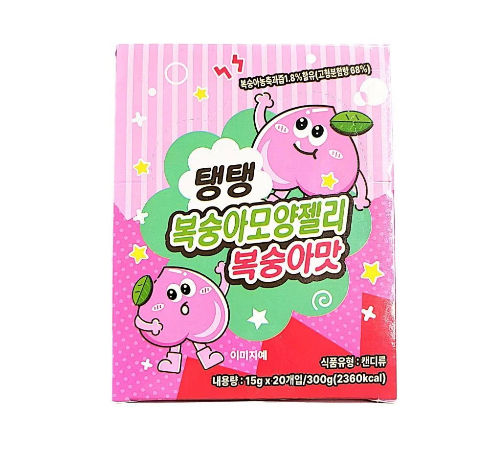 탱탱복숭아젤리 15g 20개 디저트젤리 복숭아맛젤리 젤리세트 상세2