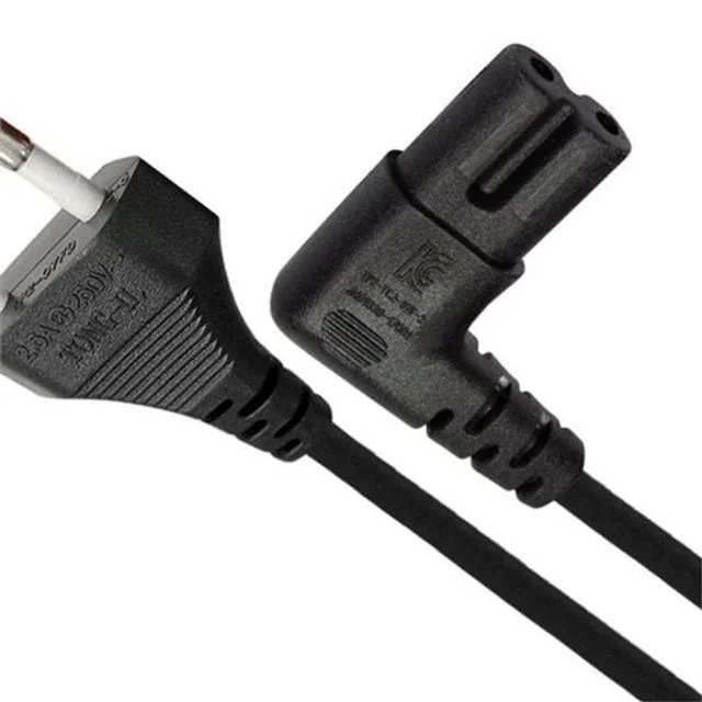 8자 자형 전원 케이블 ㄱ자 꺾임 전원 선 플러그형 국산 파워 220v 코드 노트북 꺾임형 코드선 오디오 충전