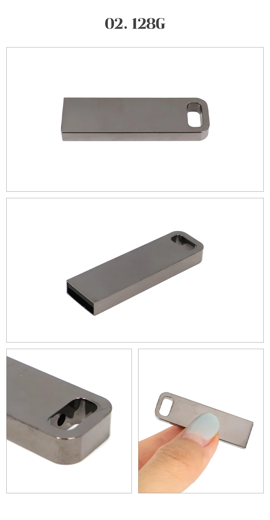 블랙펄 USB 2.0 금속USB USB메모리 블랙펄USB2.0 상세3