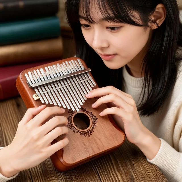칼림바 악기 계명 표시 연습용 음계 데칼 숫자 표기 스티커 악보 부착용