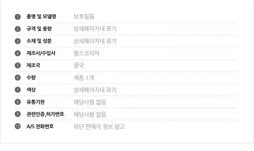 아이패드프로4세대 11 방탄 액정보호필름 2매 상세5