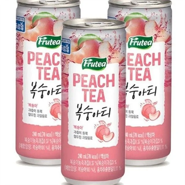 복숭아 음료 음료 시원한 과일 수 디저트 간식 간편 휴대용 아이스티 대용량 집들이 벌크 구매 캠핑 대량