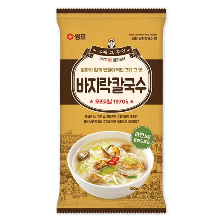샘표 바지락 칼국수 100g