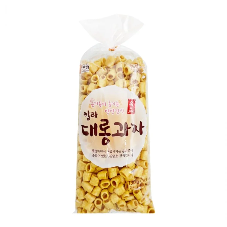 근영제과 칼라대롱과자 130g 마카로니 대용량 간식 기본안주