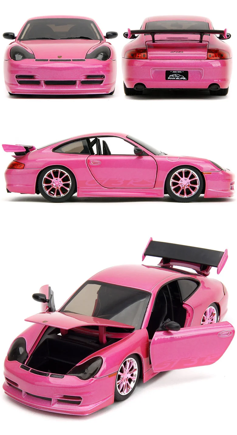 핑크슬립 포르쉐 911 GT3 RS 다이캐스트 피규어 모형 상세4