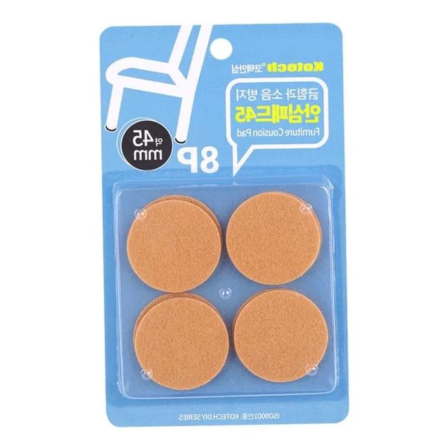 원형 안심패드 45mm 8p 긁힘방지 물리치료용 안전패드