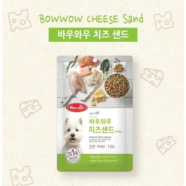 바우와우 치즈샌드 믹스120g 상세3