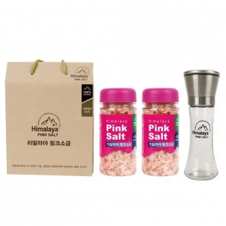 히말라야 핑크소금 선물세트 400g x 2개입 (고운소금) 상세1