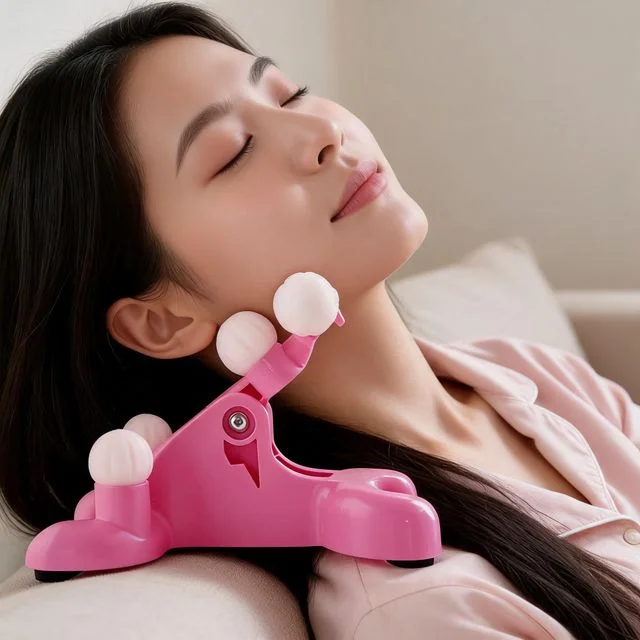 승모근 지압기 뒷목 어깨 마사지기 스트레칭 홈케어 기구 목 지압 마사지 용품