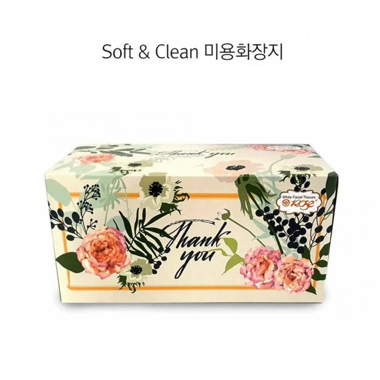 직사각 로즈티슈 230매 미용화장지 각티슈 부드러운티슈