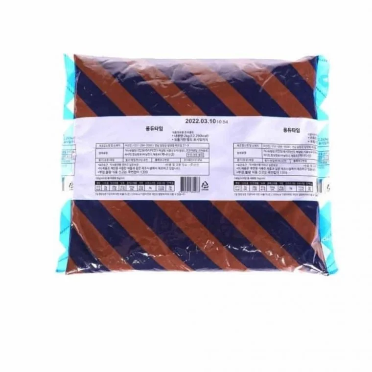 퐁듀타임 액상초콜릿 2kg 초콜릿분수 초코분수 초콜릿퐁듀