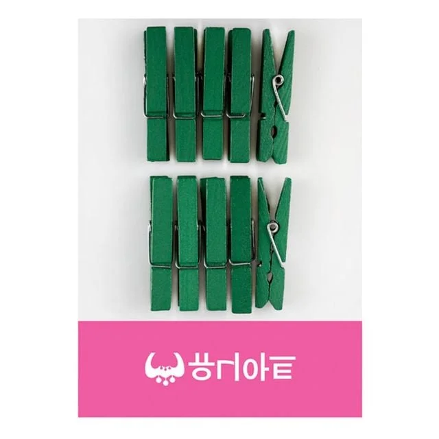 1200 나무집게 (대 사진집게 사진클립 체험학습