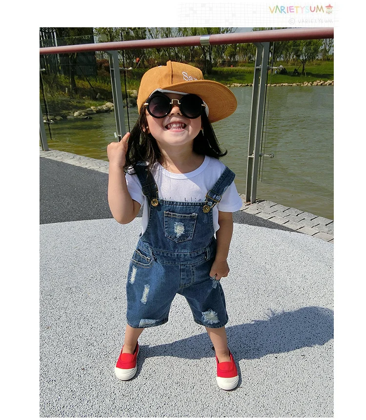 청멜빵 반바지 상세4
