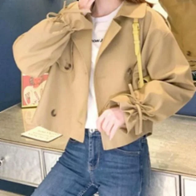 재킷 베이지 가을 여성 숏 아우터