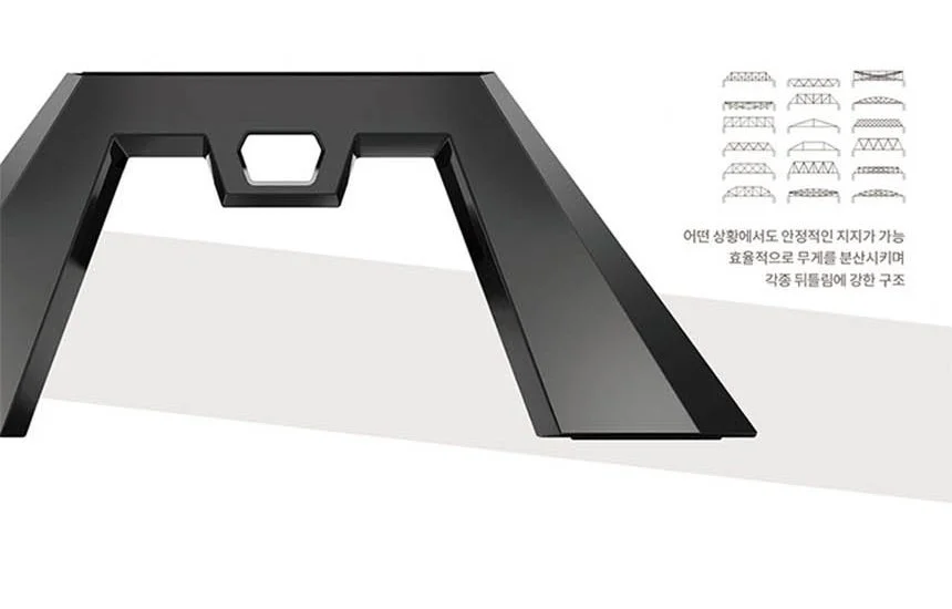 모니터받침대 USB 허브 책상모니터받침대 유리받침대 컴퓨터받침대 상세4