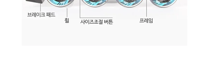 비바 인라인 스케이트 스피드 900 핑크 S 상세4