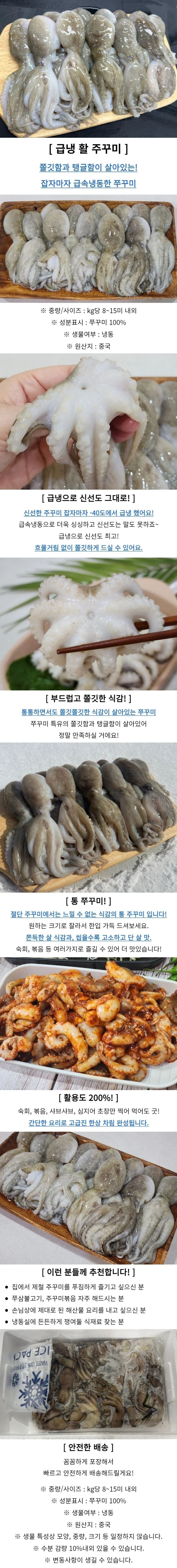 제철 냉동 쭈꾸미 4kg 상세1