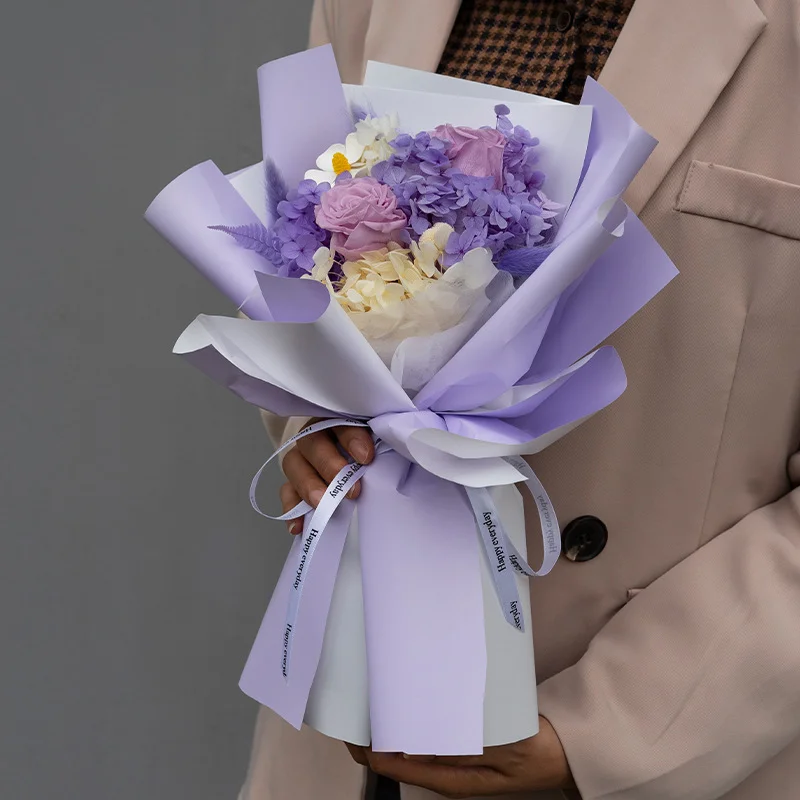 영생화 장미꽃다발 드라이플라워 선물 발렌타인데이 생일선물 상세1