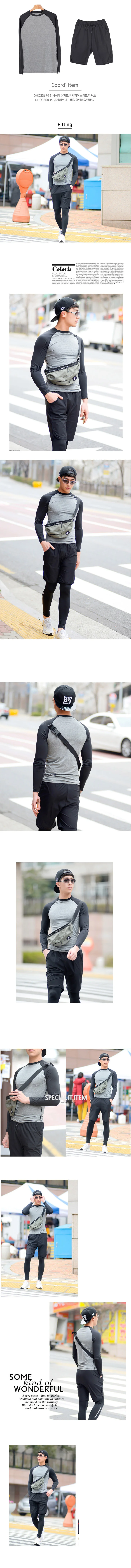 남자 래쉬가드 반바지 세트 물놀이 여행 비치웨어 상세3