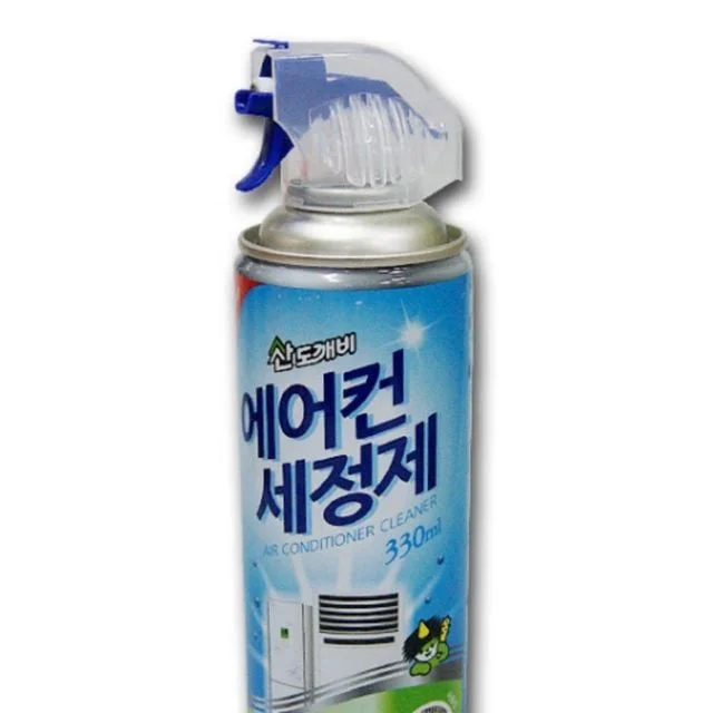 청개구리 살균 탈취 에어컨 세정제 스프레이 냉각핀 냄새 제거 세척액