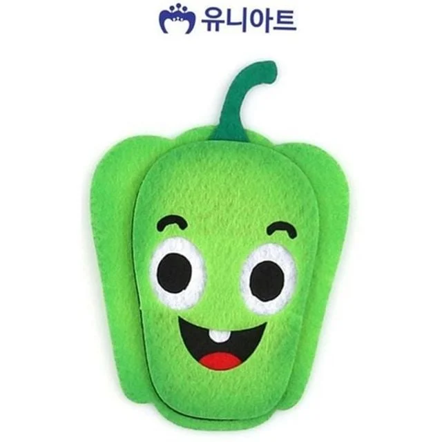 어린이 펠트 공예 펠트 공예 재료 입체 모형 만들기 채소 파프리카 감성 완구 학습 소꿉 소품 촉감 놀이