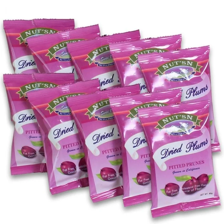 푸룬 파우치 소포장 건자두 식이 섬유 40g 56 봉 8주