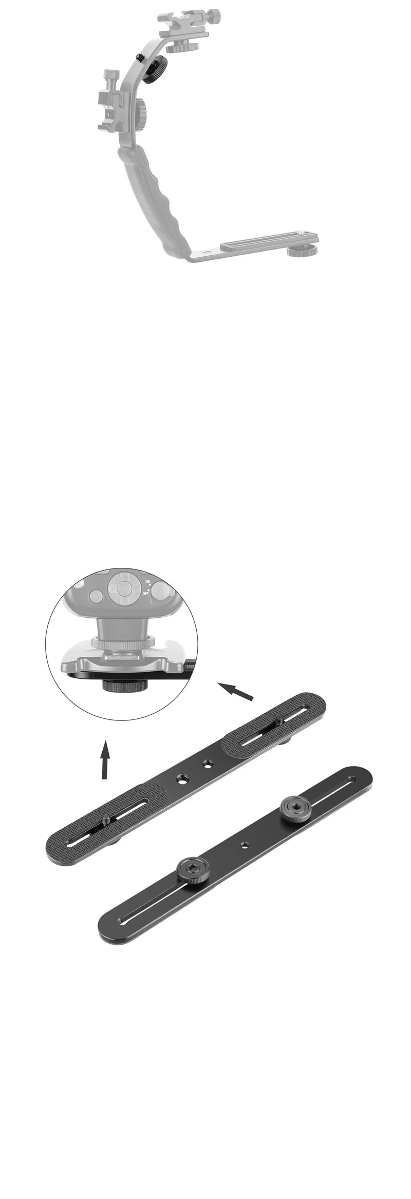 카메라 브라켓 소켓 고정 볼트 1/4 나사 삼각대 마운트 상세4