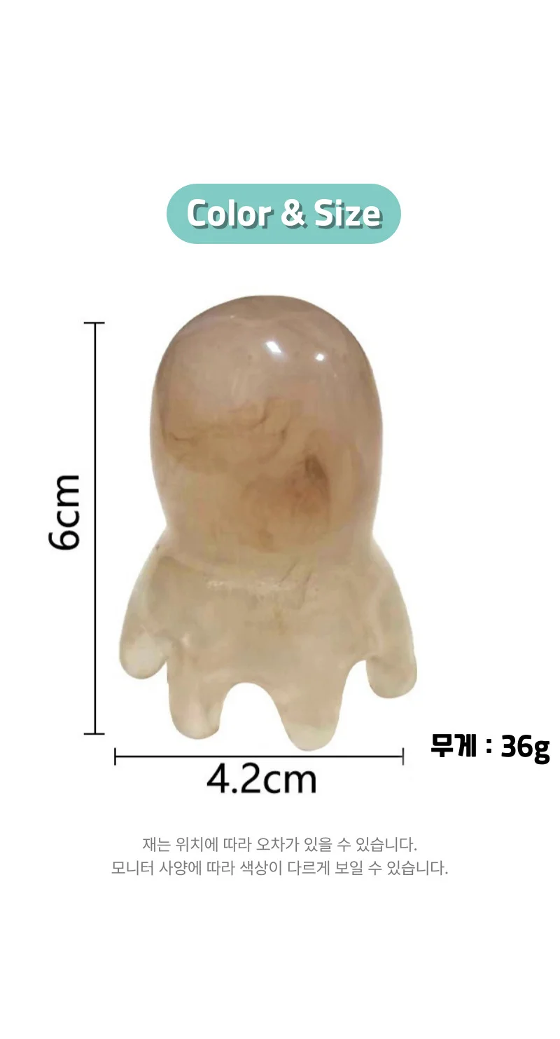문어 두피 괄사 마사지기 상세2