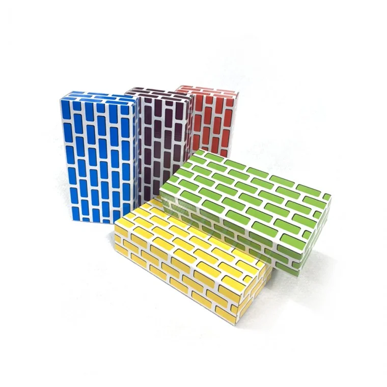 화인아트 종이벽돌블럭 미니 50pcs/국내생산