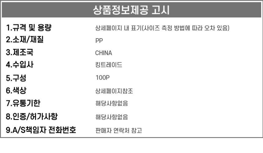 일회용 부직포 위생모 헤어캡 100개입 상세4