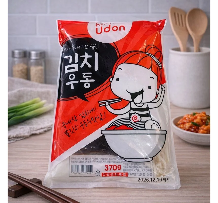 3분 간편 탱글 김치우동 370g x 3개 상세3