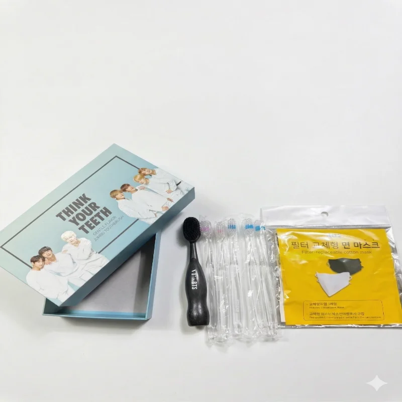 VT 왕 칫솔 일회용 칫솔 5개 SET(사은품 면마스크) 상세5