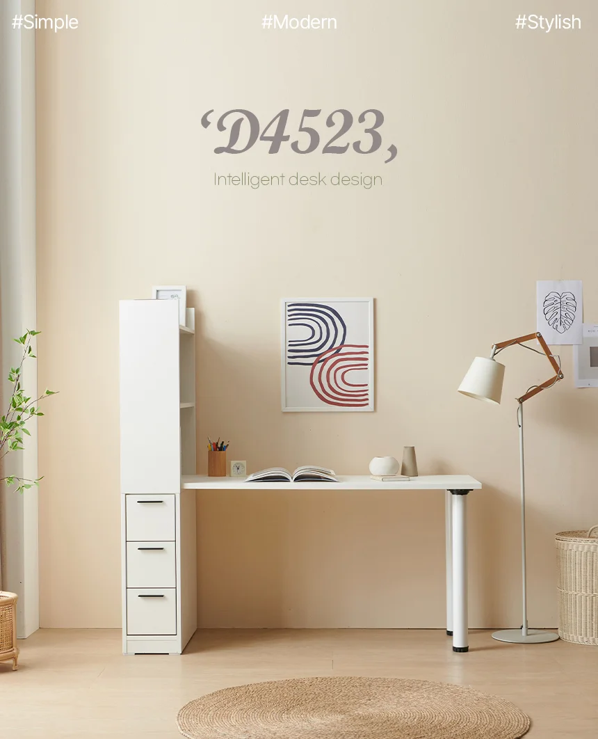 디포랙 수납형 서랍 책상 1500 상세1