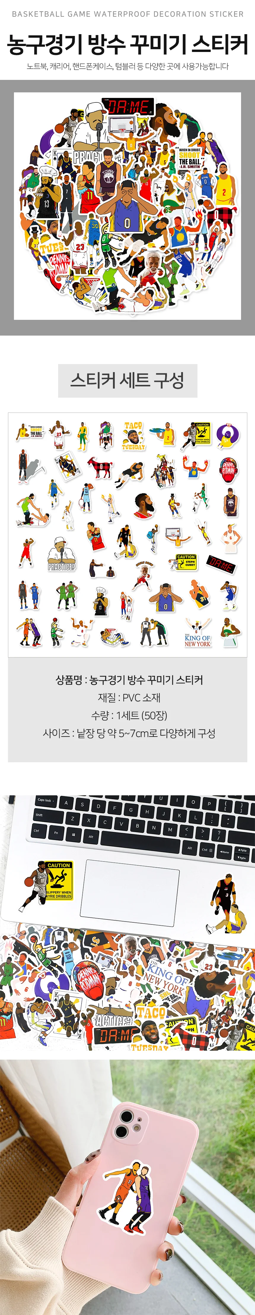 노트북 방수 스티커 핸드폰꾸미기 폰케이스꾸미기 코팅스티커 상세2