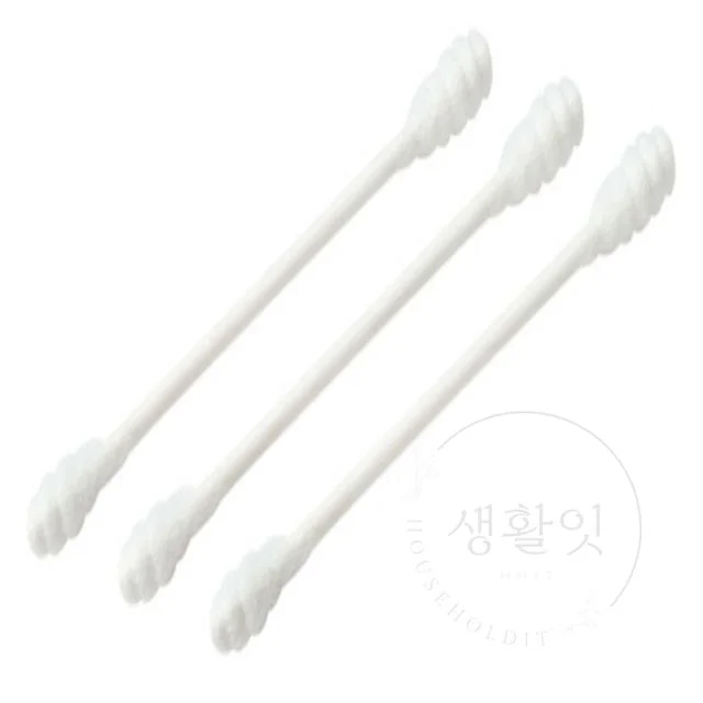 사각면봉 200개입 회오리형 일회용면봉 튼튼한면봉 귀파개 귀이개면봉 위생면봉