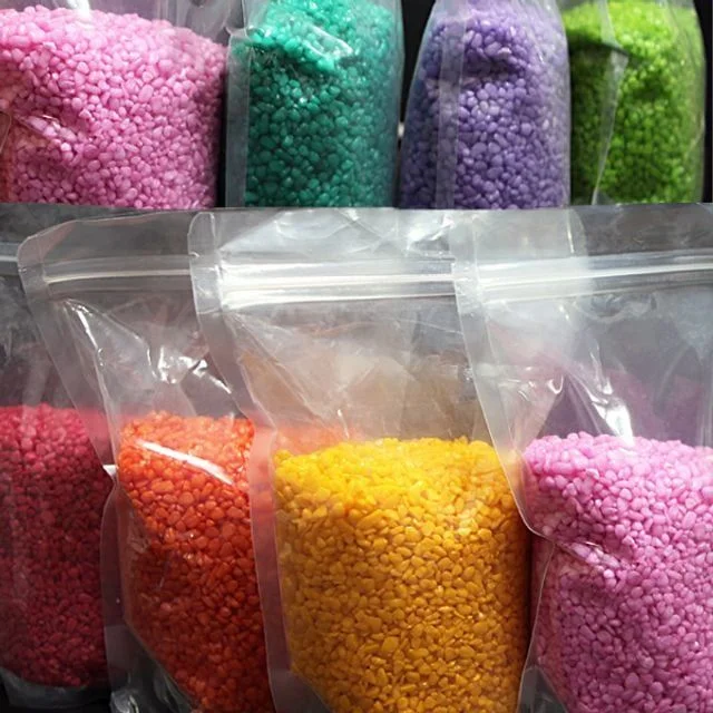 색모래 칼라규사 15색 1kg 수족관 자갈 화분 미술재료 스톤 색돌