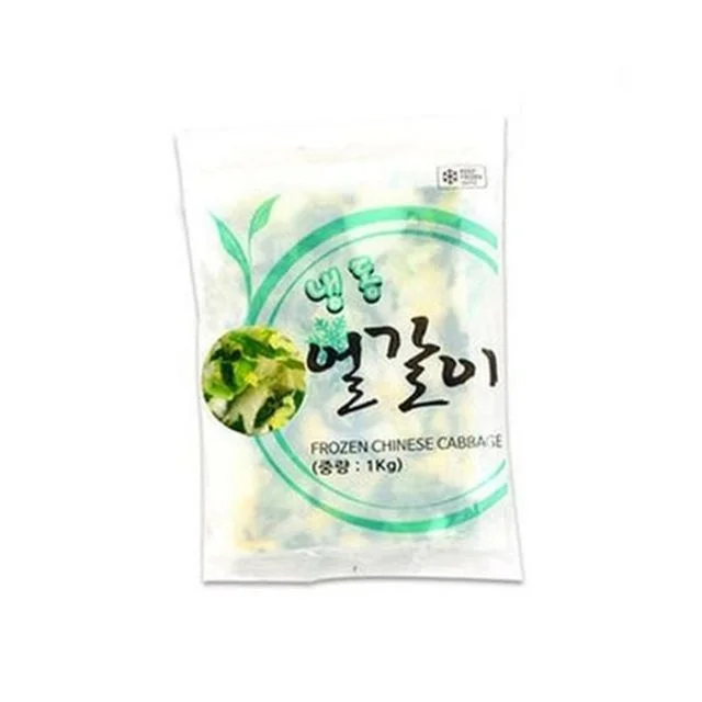 냉동 얼갈이 냉동 얼갈이 배추 국산 국내산 배추 절단 절임 손질 갈이 해장국 국거리 식재료 찌개용 김치용