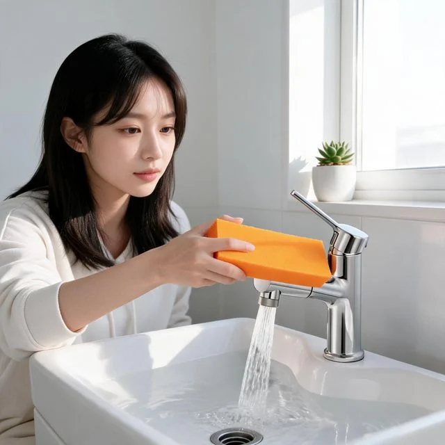 세면대 물때 제거기 주방 욕실 얼룩 청소 도구 찌든때 틈새 스크래퍼