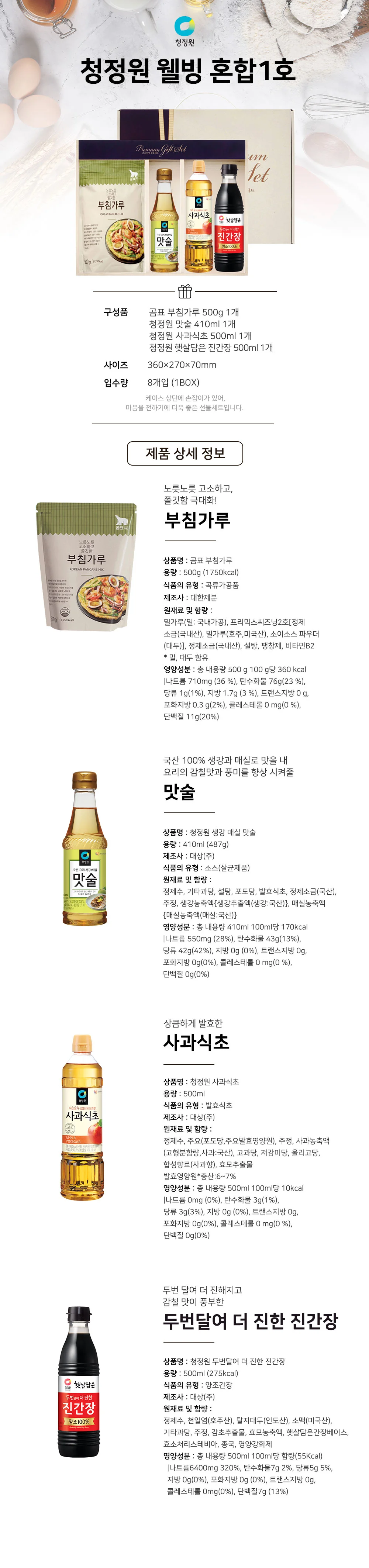 2025년 실속 추석선물세트(8개) 상세1
