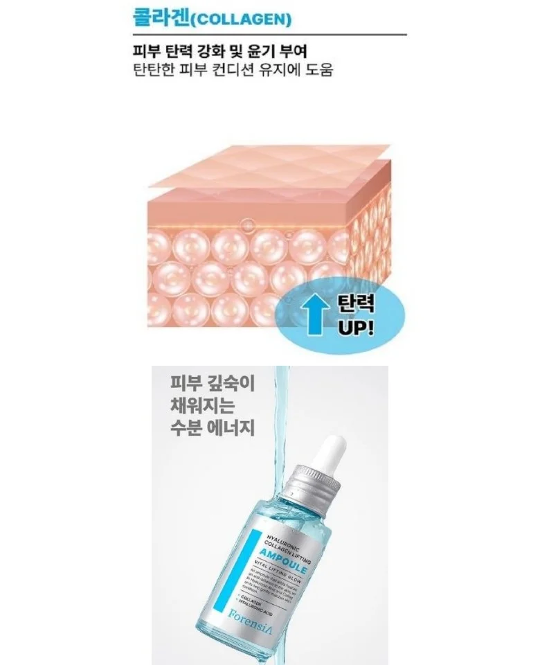 코랜스 포렌시아 히알루로닉 콜라겐 리프팅 앰플 x2개 상세3